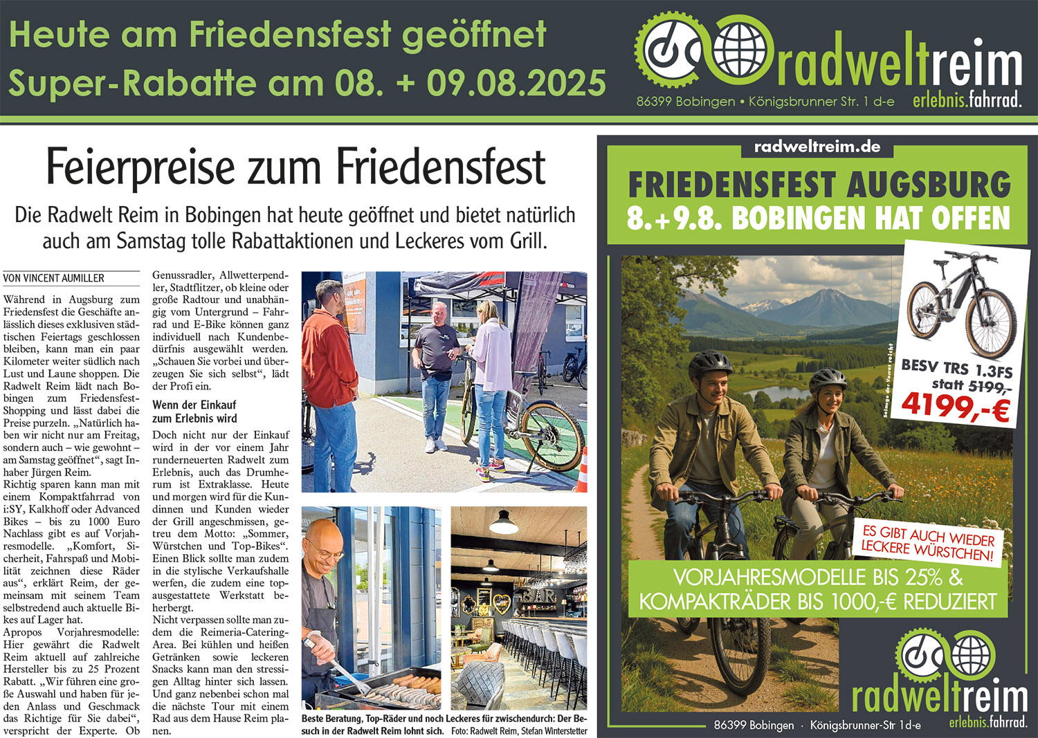 Radwelt Reim 8. + 9. August